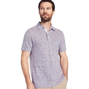 FAHERTY BRAND SHORT SLEEVE STRIPED POLO